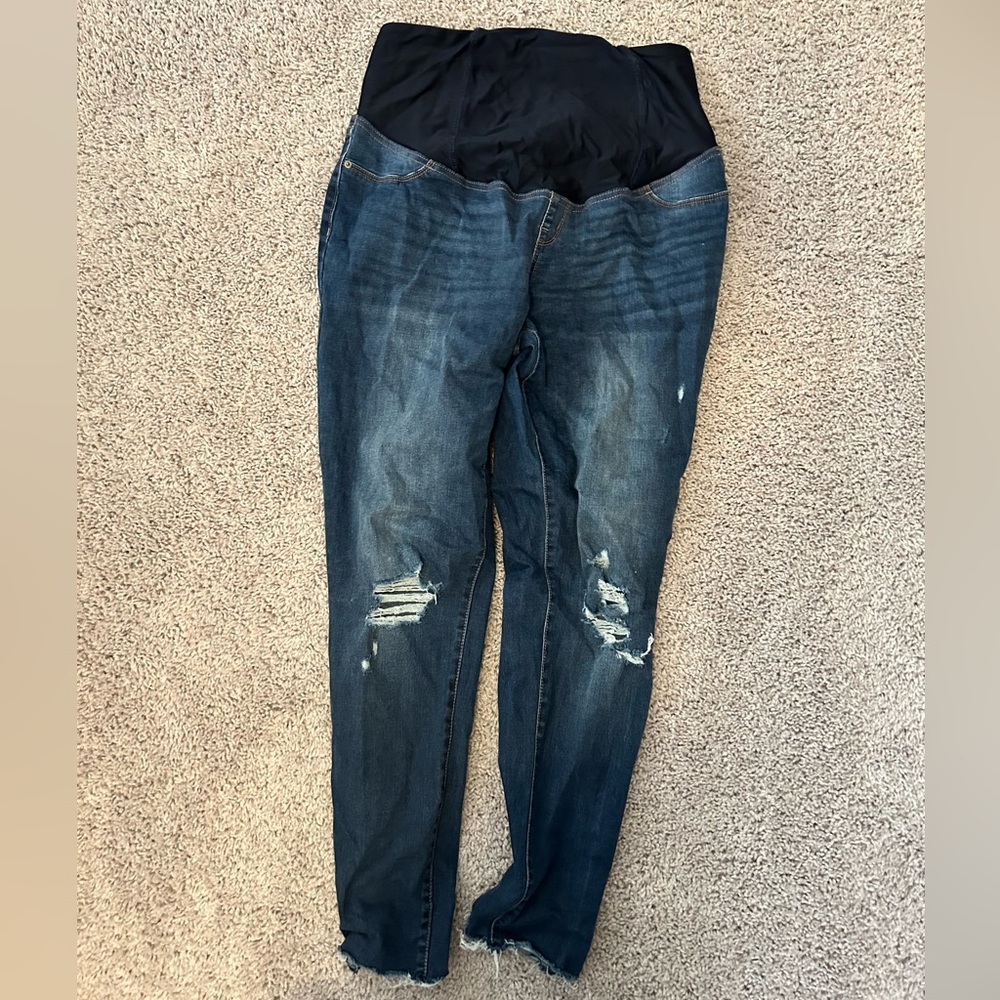 Maternity, over the belly, jeans